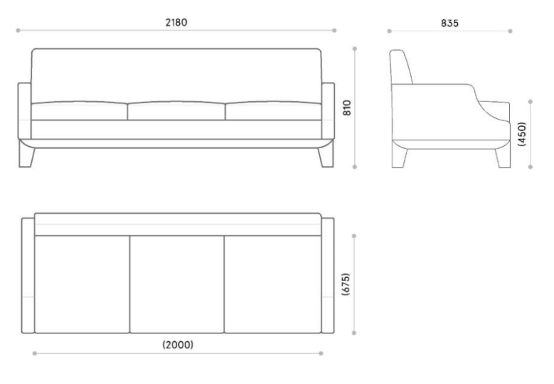 Maha Three Seater Sofa